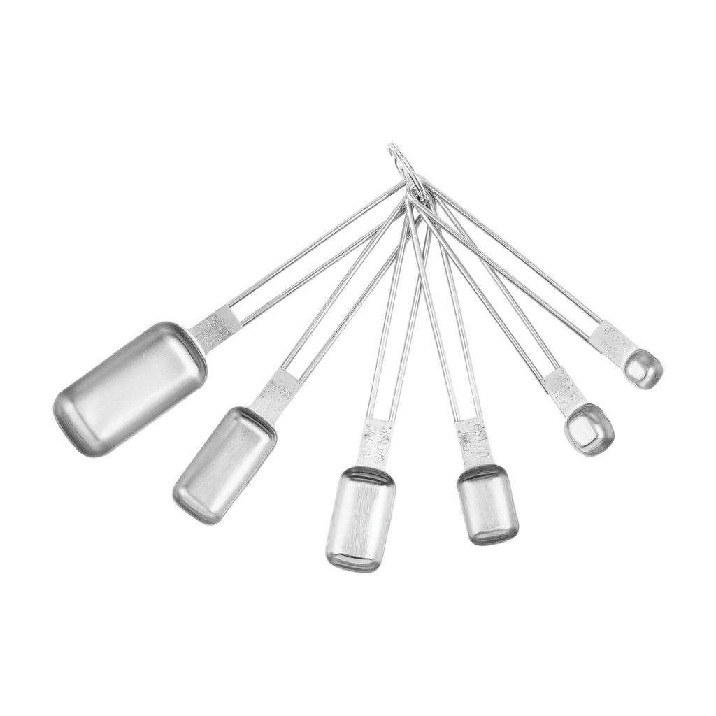 Fox Run Measuring Spoon Set, Stainless Steel, Set of 6