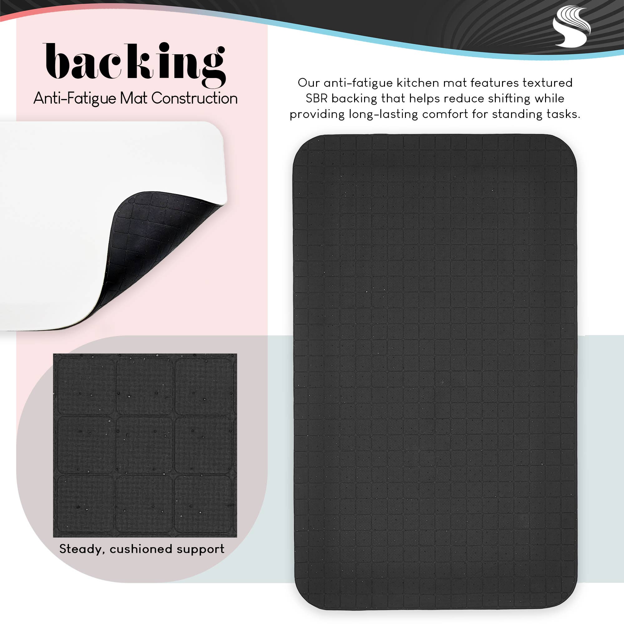 Western Greeting Howdy Black Floor Mat, 30"x18"