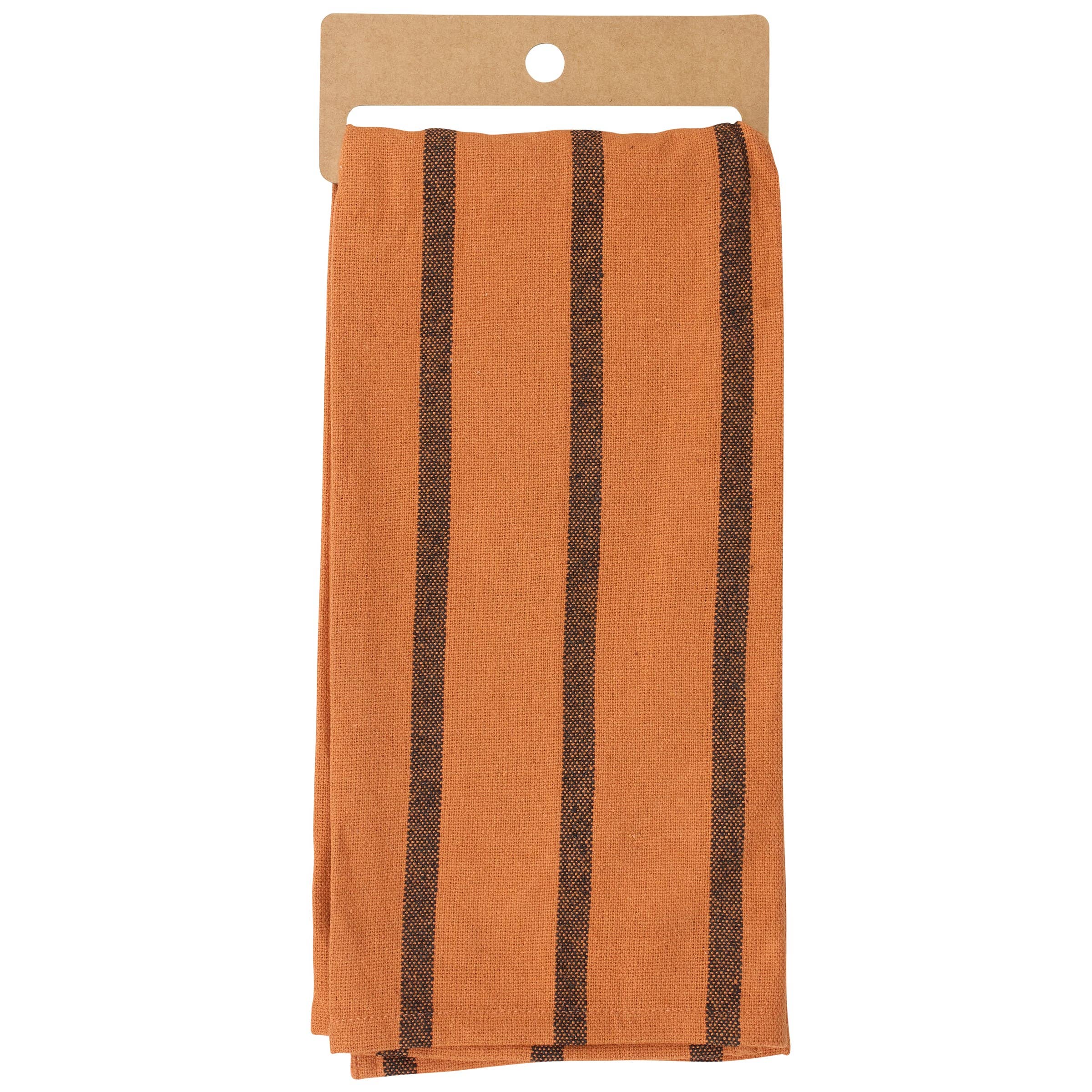 Orange Stripe Kitchen Towel