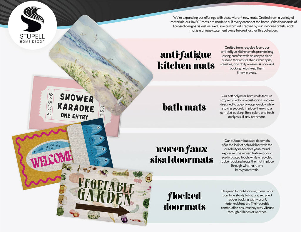 Western Greeting Howdy Black Floor Mat, 30"x18"