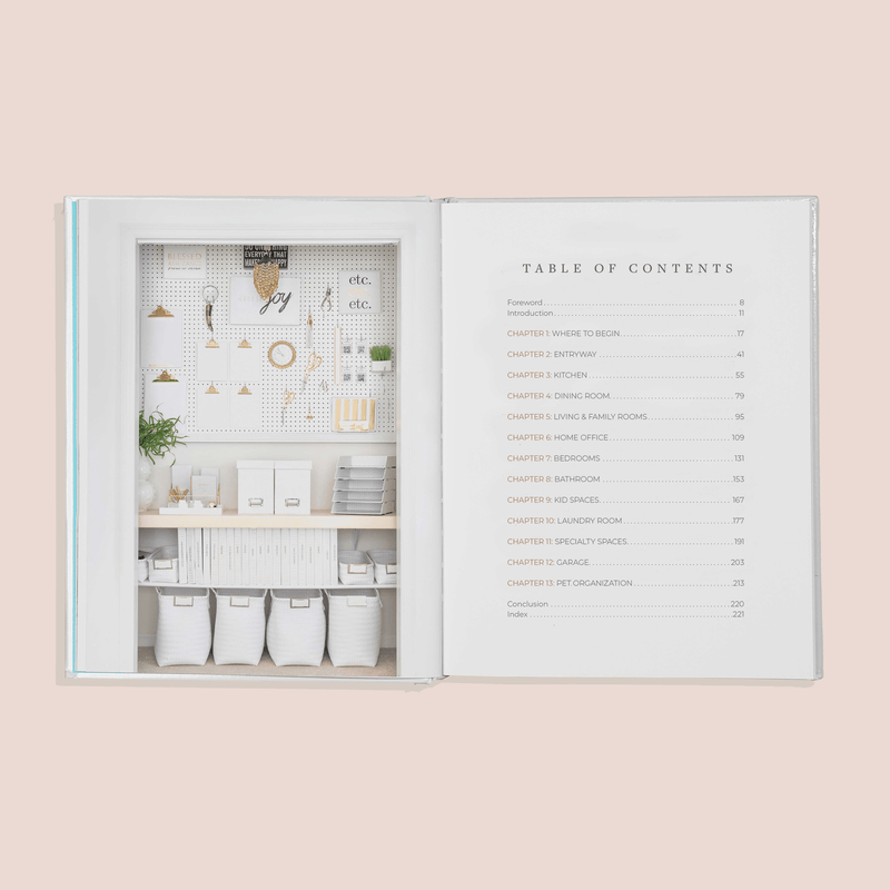 Beautifully Organized (white coffee table book) - Mae It Be Home