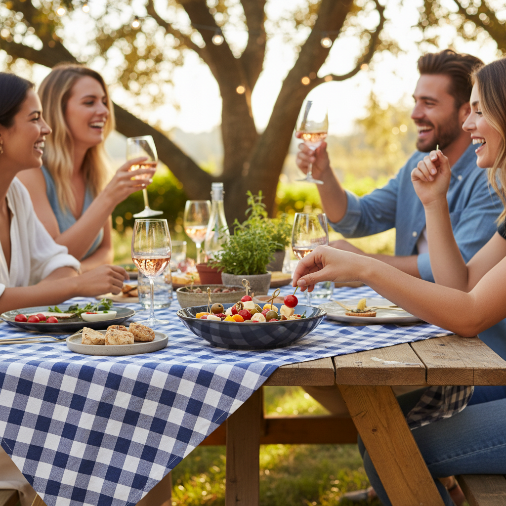 Vikko - Ridge, Shallow Bowl, Blue, 25 oz