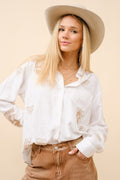 Be a Legend Western Embroidered Blouse