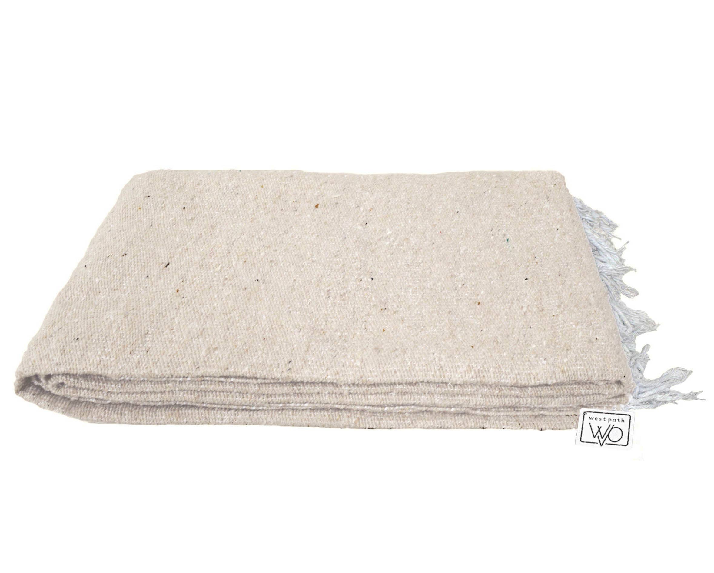Solid Tan Mexican Blanket