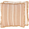 Striped Rust Pillow