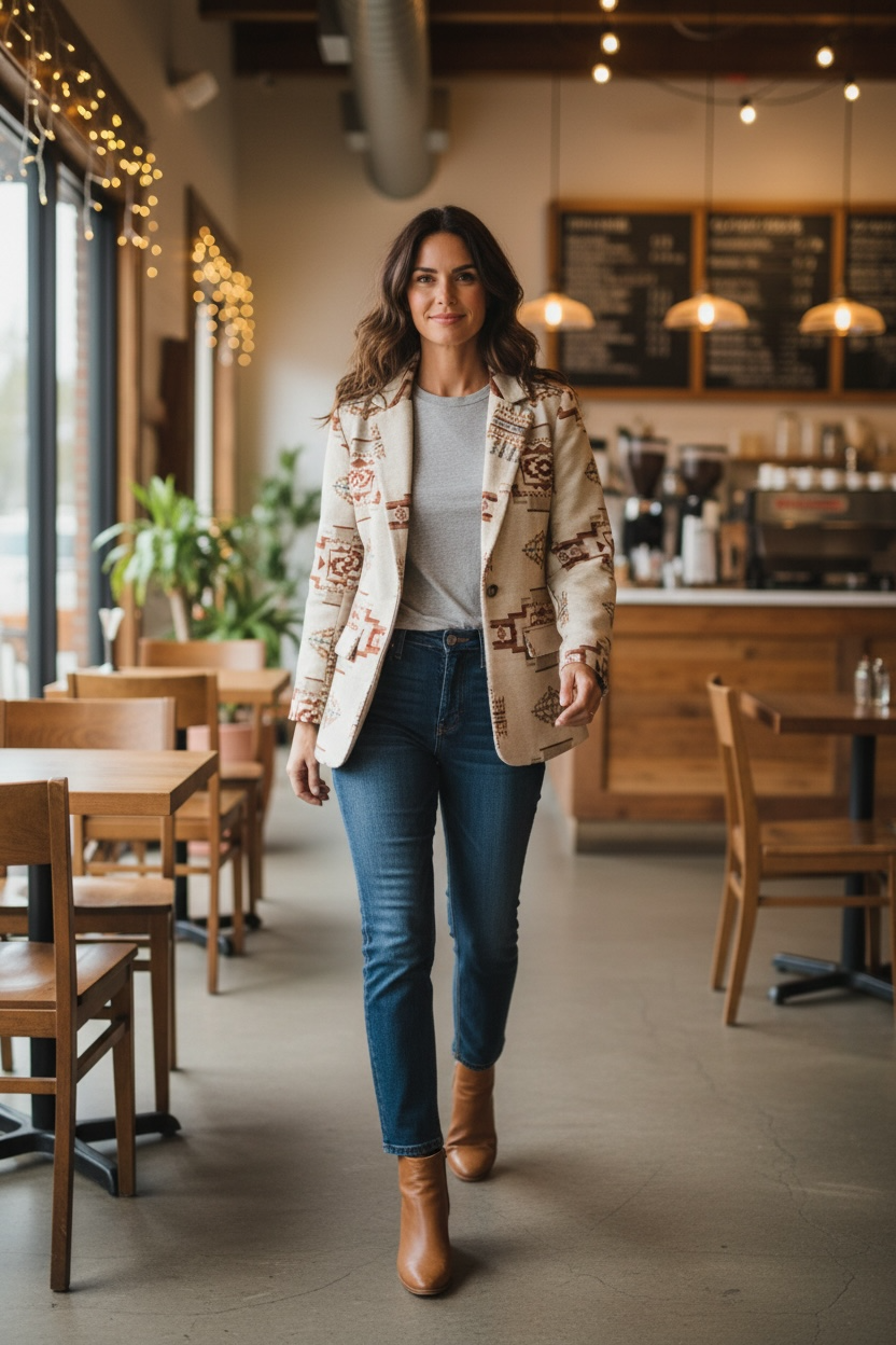 The Aztec Jacquar Blazer