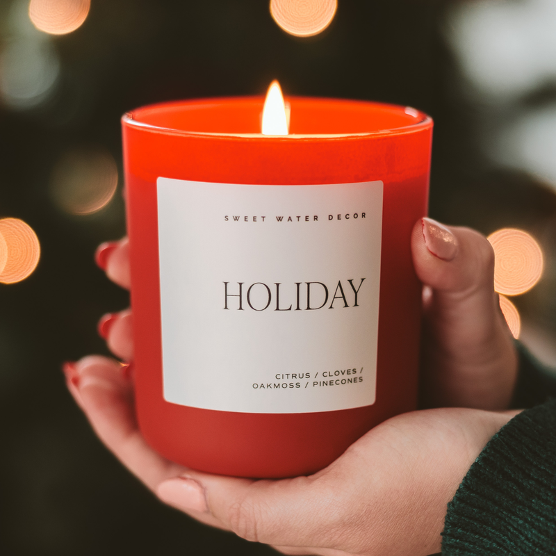 *NEW* Holiday 15 oz Soy Candle - Christmas Decor & Gifts