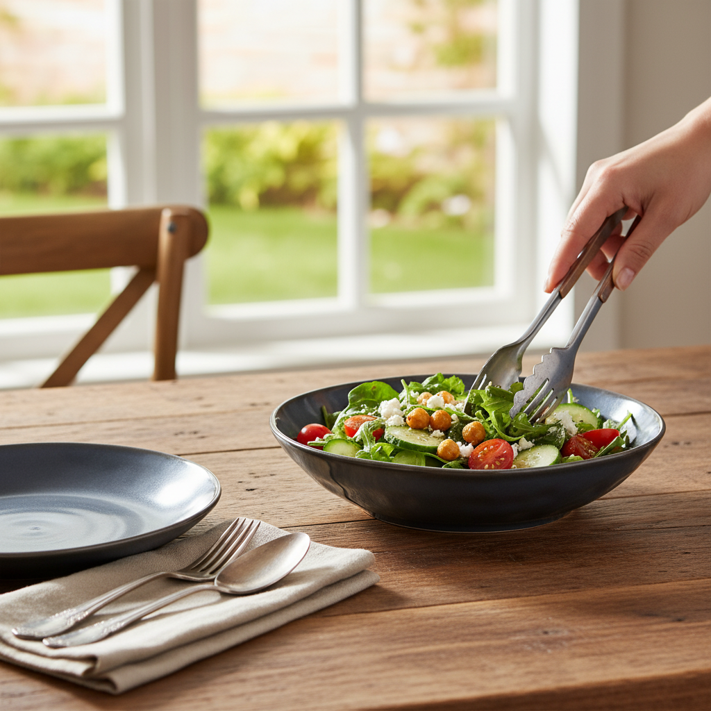 Vikko - Ridge, Shallow Bowl, Blue, 25 oz