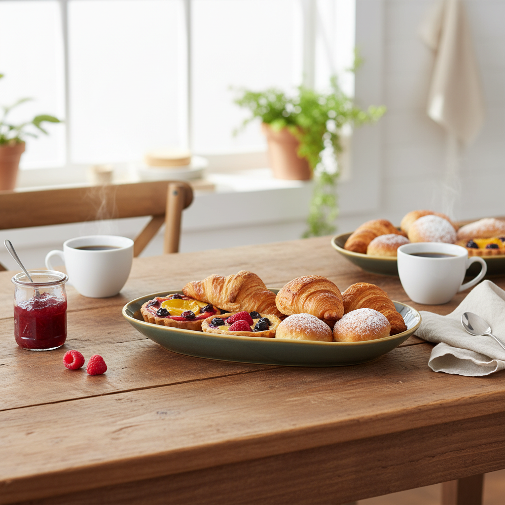 Vikko - Flare, Oval Platter, Green, 12" x 6.25"