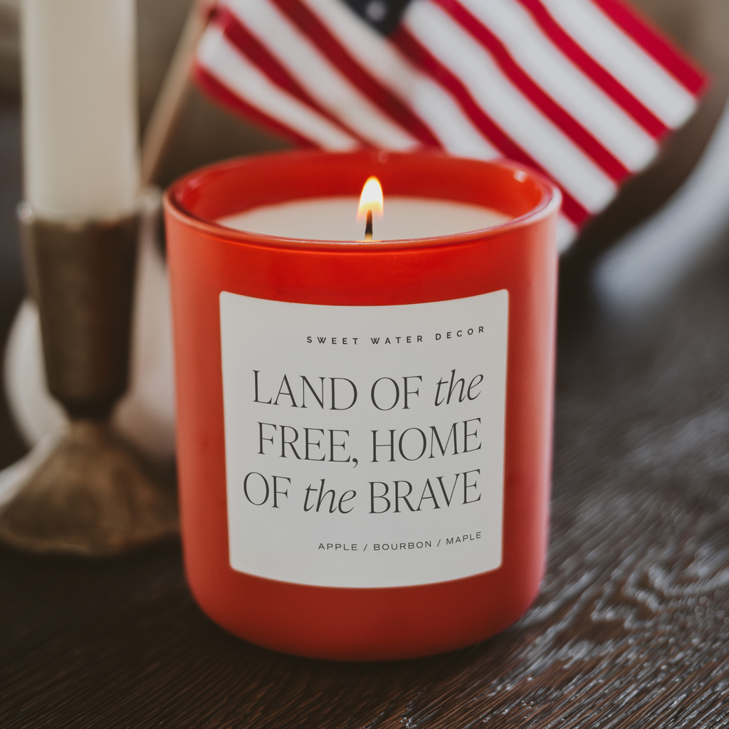 Land of the Free, Home of the Brave 15 oz Soy Candle