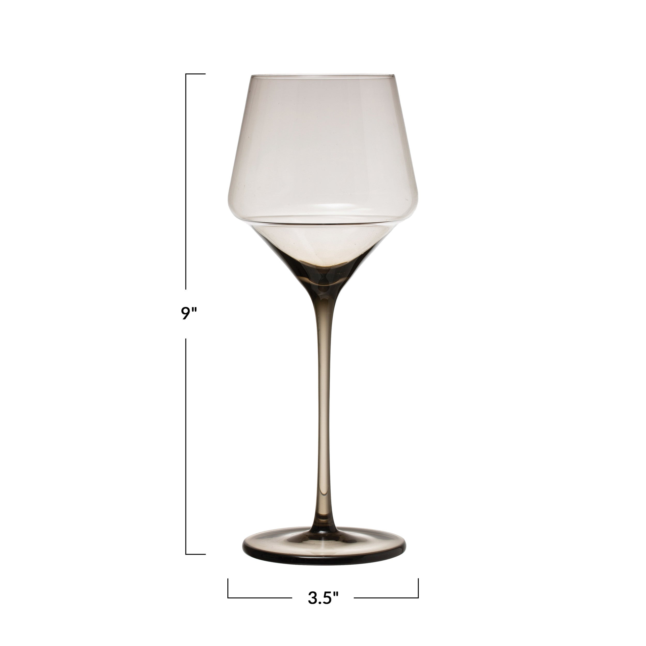 Smokey Wine Glass