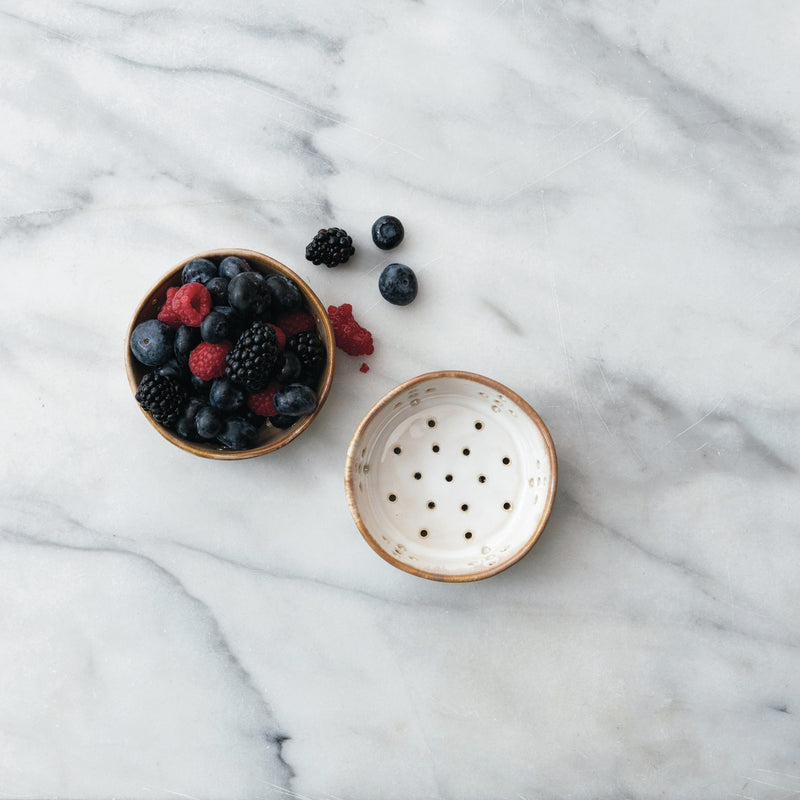 Stoneware Berry Bowls