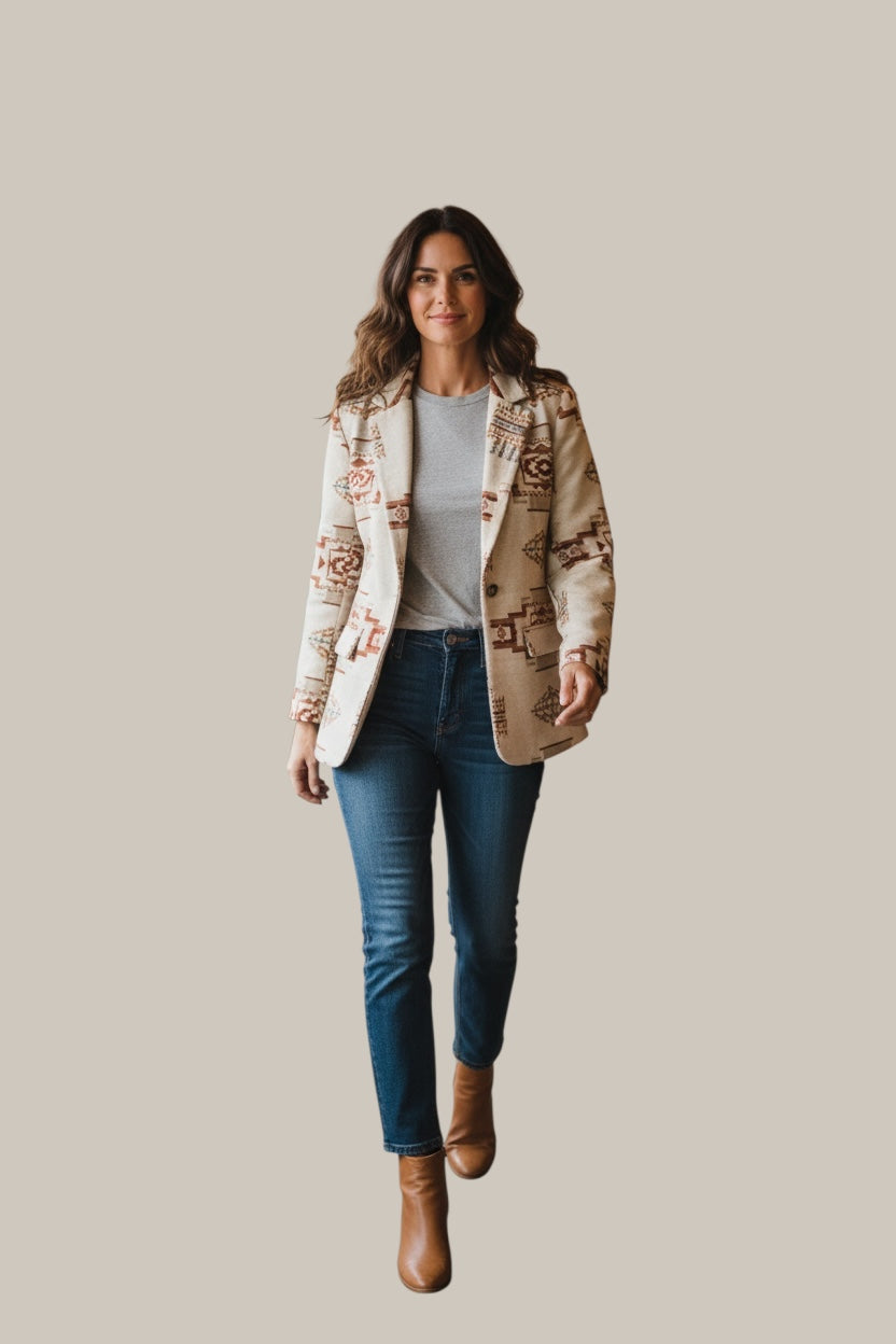 The Aztec Jacquar Blazer