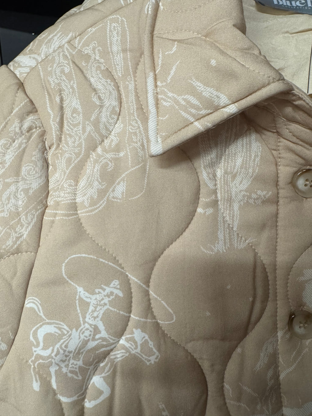 Taupe Quilted Ranch Shacket