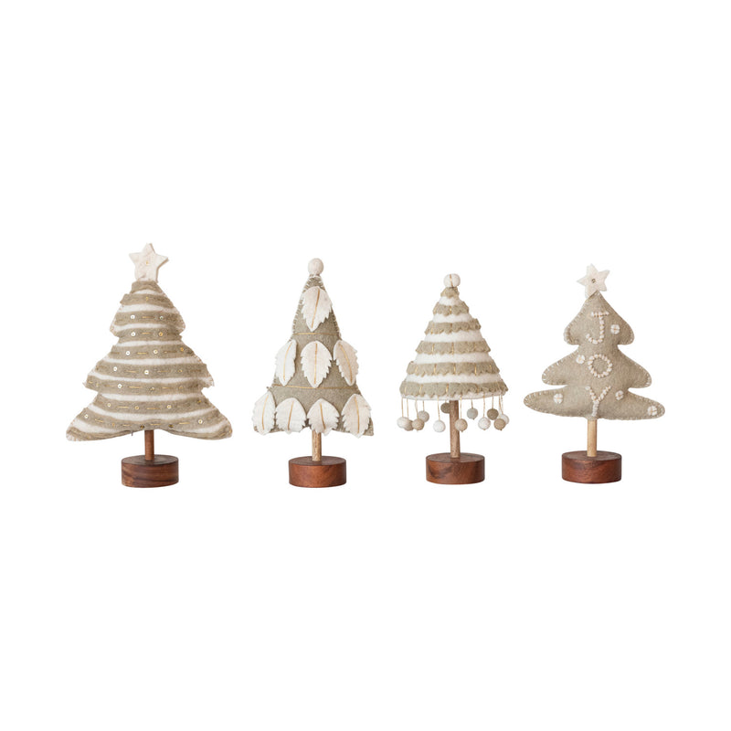 Wool Felt Christmas Trees