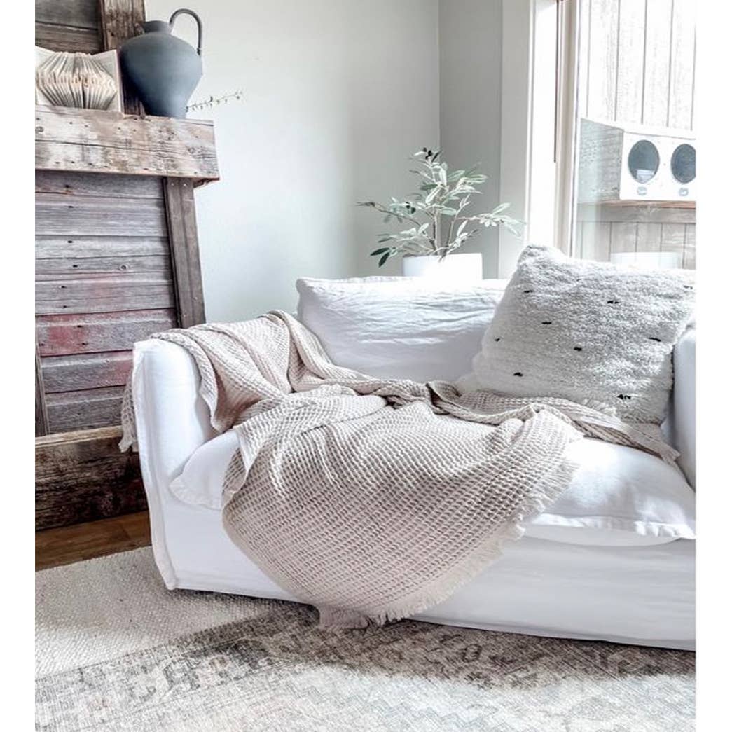 Soft Waffle Turkish Cotton Blankets