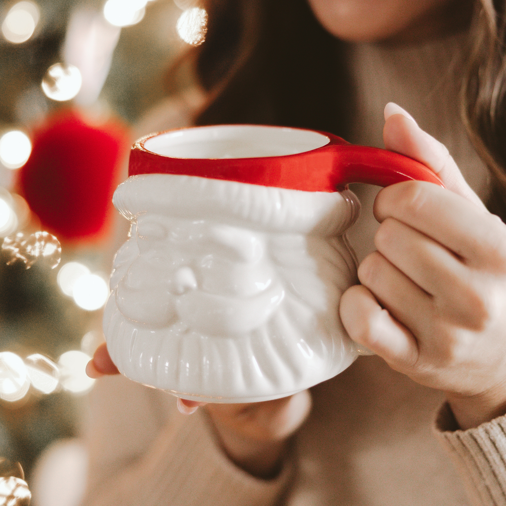 *NEW* Red Hat Santa Coffee Mug - Christmas Decor