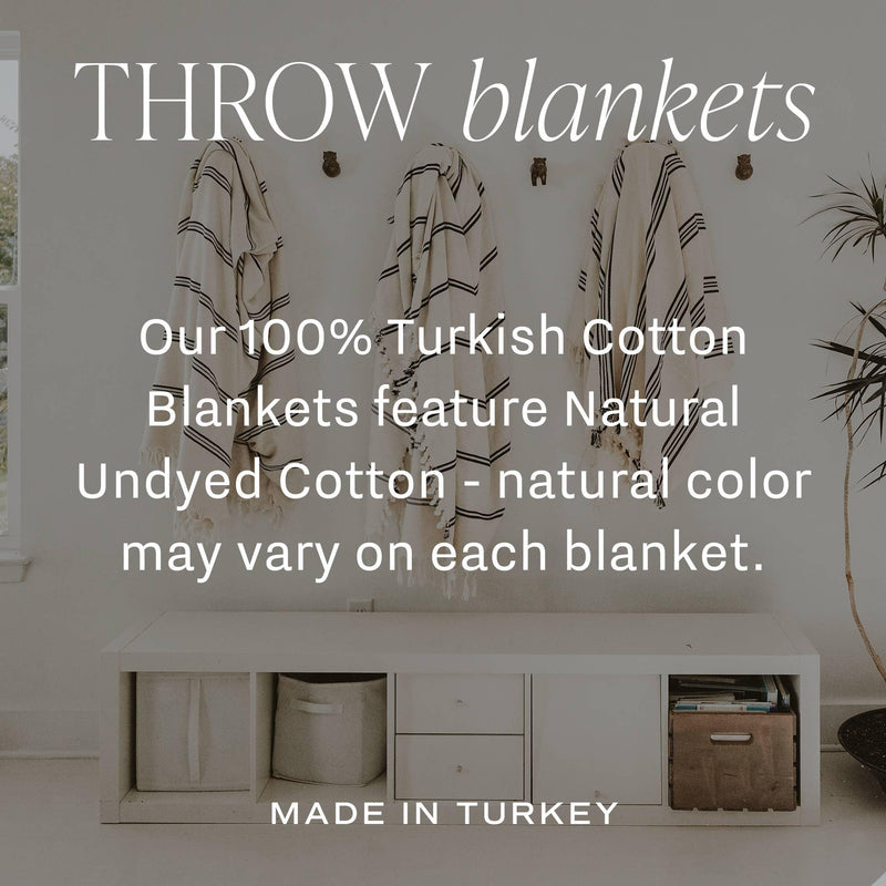 Kate Turkish Throw Blanket - Home Decor & Gifts - Mae It Be Home