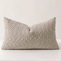 Textured Bouclé-Style 12"x20" Throw Pillow