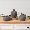 Black Distress Bud Vases