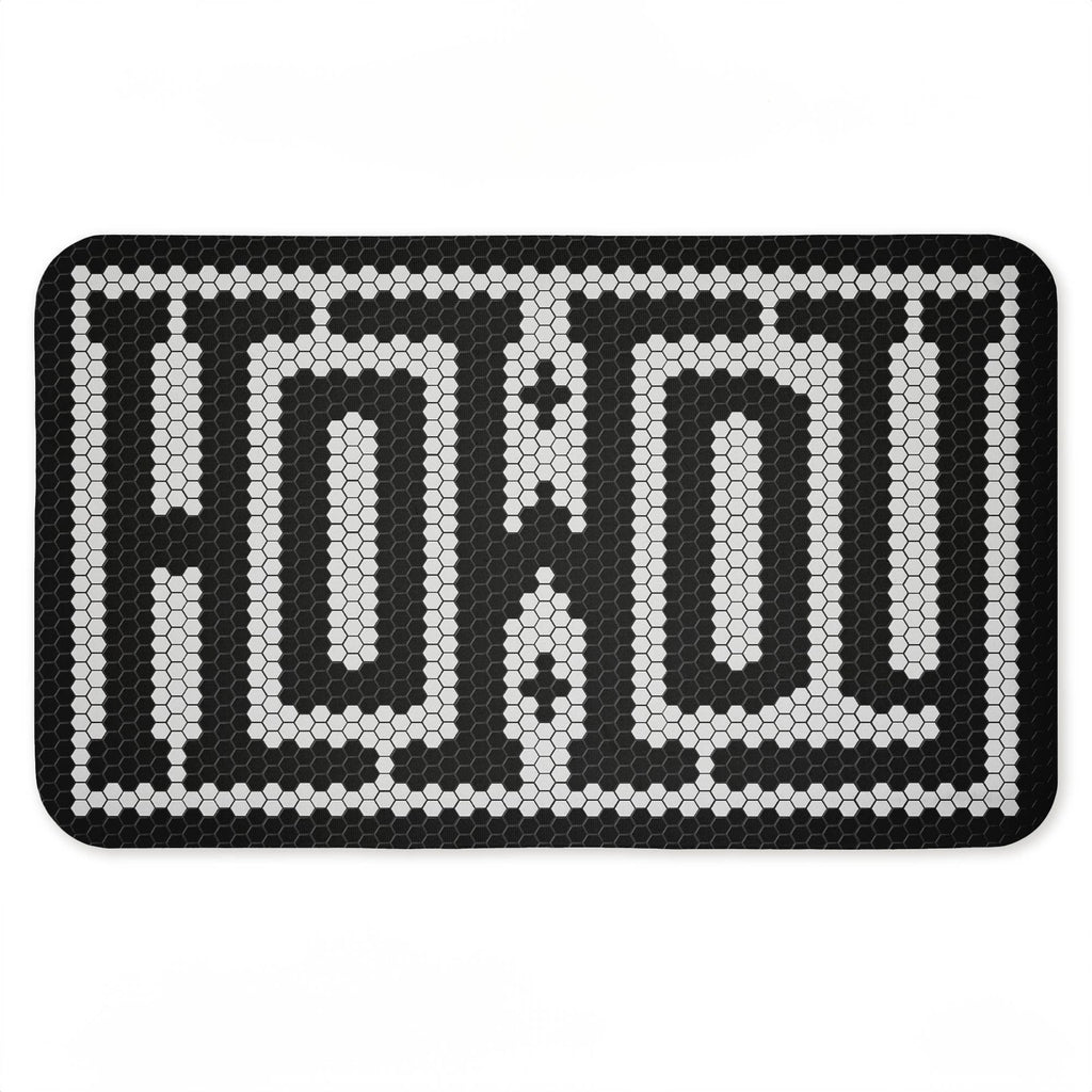 Western Greeting Howdy Black Floor Mat, 30"x18"