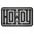 Western Greeting Howdy Black Floor Mat, 30"x18"