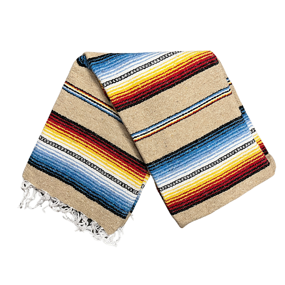Authentic Mexican Blanket - Mojave Sunset | Sarape Throw