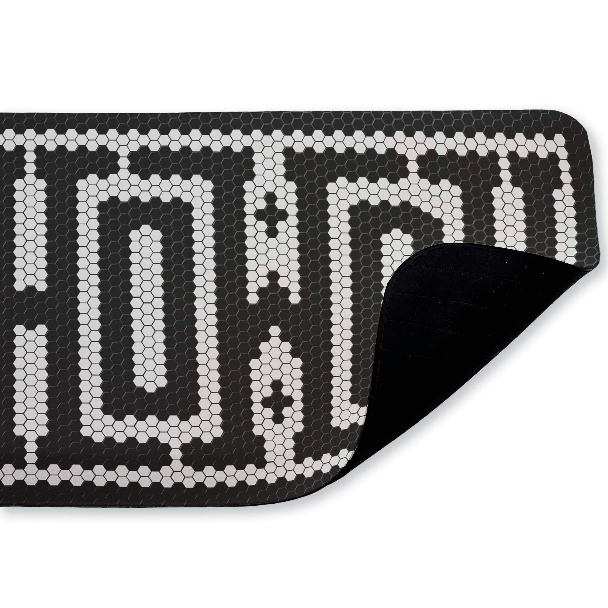 Western Greeting Howdy Black Floor Mat, 30"x18"