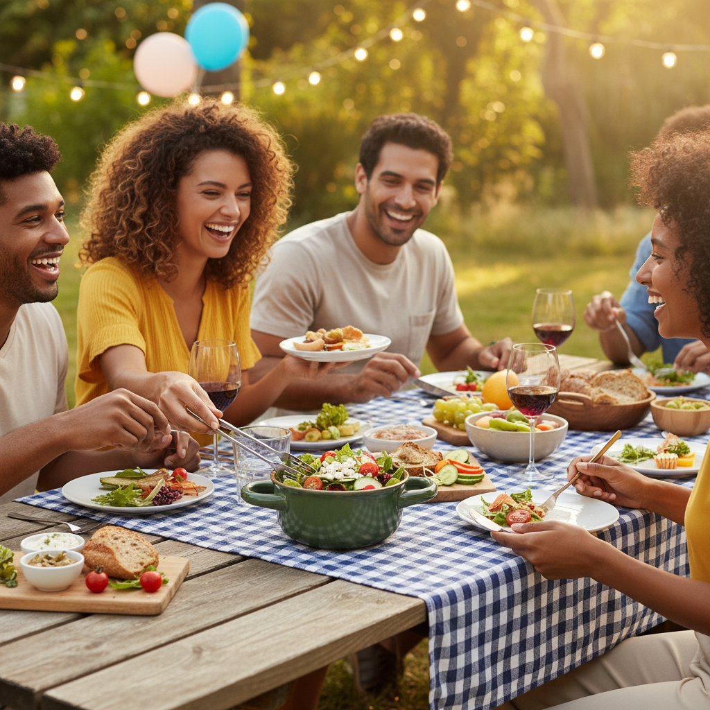 Vikko - Alpine, Serving Bowl with Handles, Green, 15 oz