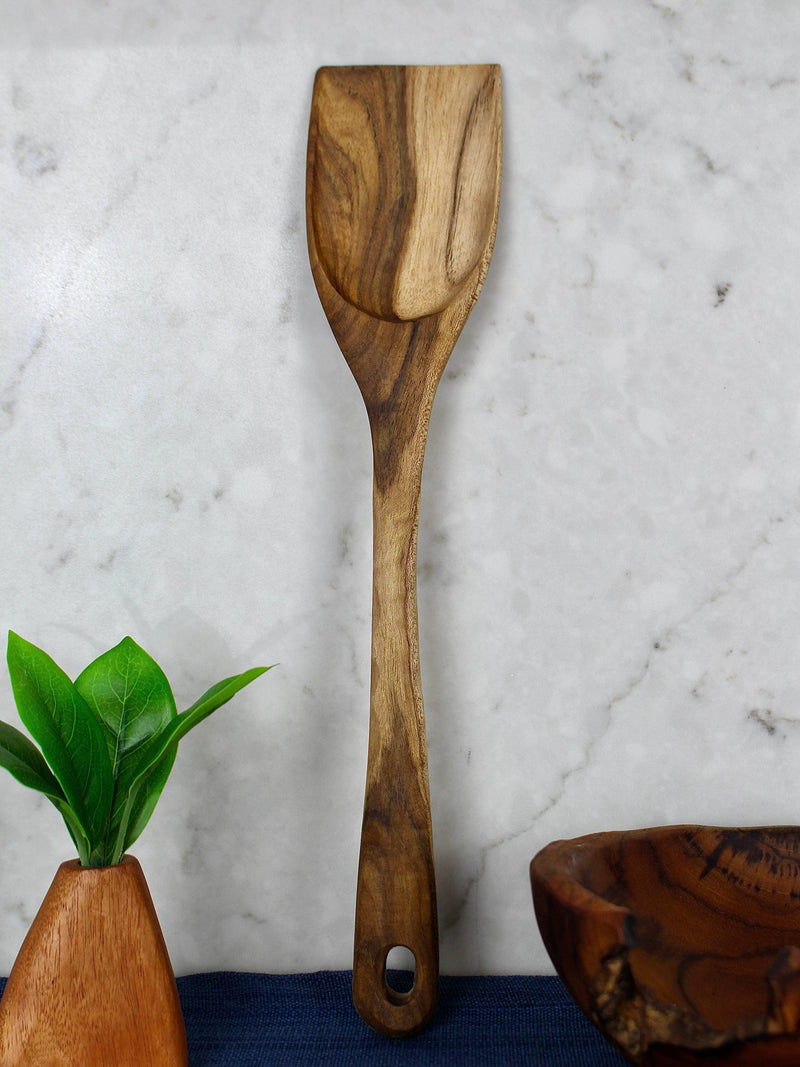 Rustic Handle Wooden Scraping Spoon - Mae It Be Home