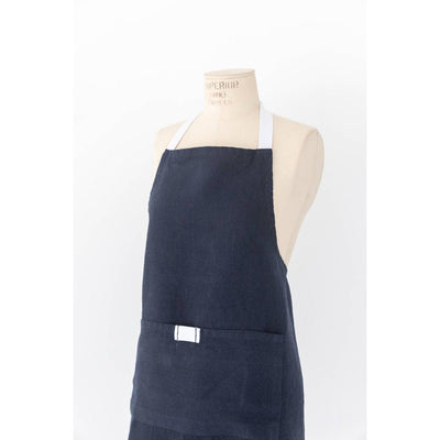 Keepsake Linen Adult Bistro Apron Navy - Mae It Be Home