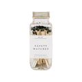 Safety Matches - Black Tip - 60 Count, 3.75" - Mae It Be Home